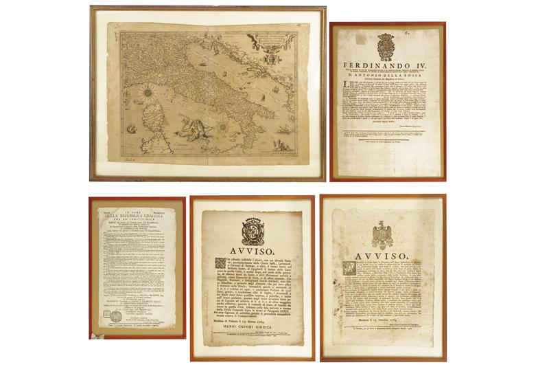 Lotto di quattro manifesti