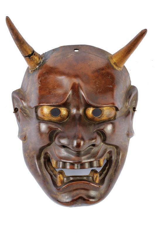 Maschera in bronzo