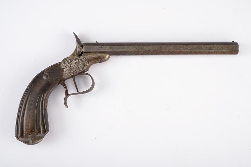 Pistola sistema Flobert a retrocarica