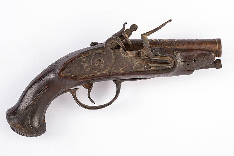 Pistola a pietra focaia da viaggio
