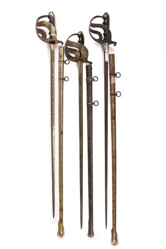 Lotto di tre sciabole Mod. 1888