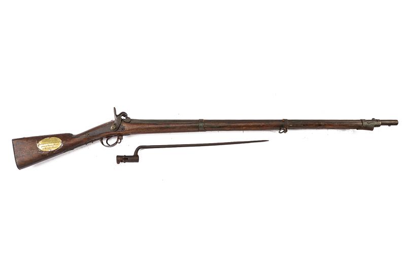 Fucile a luminello Mod. 1842 con baionetta
