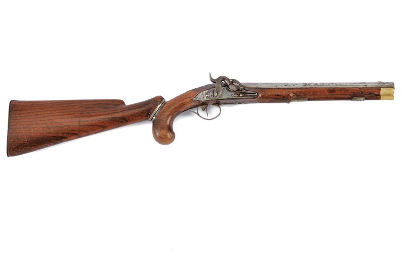 Pistola ridotta a luminello con calcio smontabile