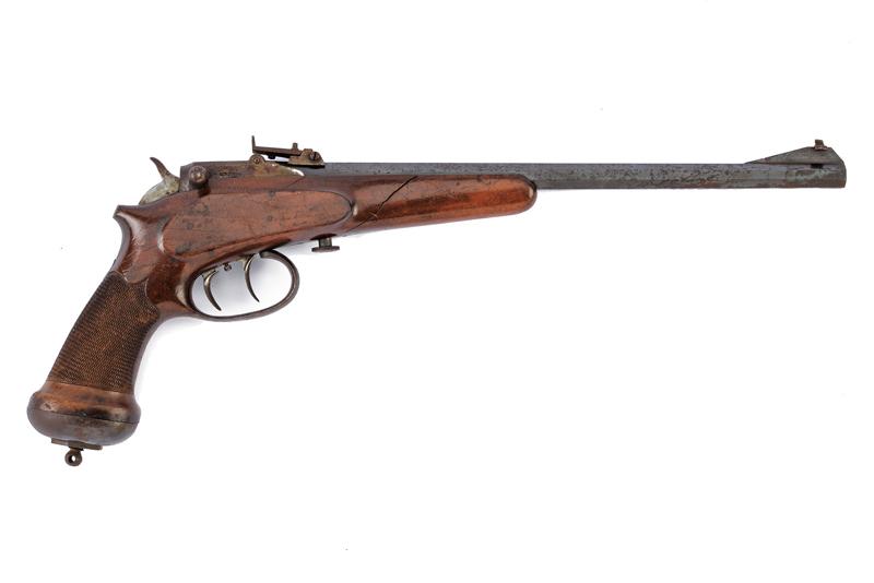 Pistola a retrocarica da tiro