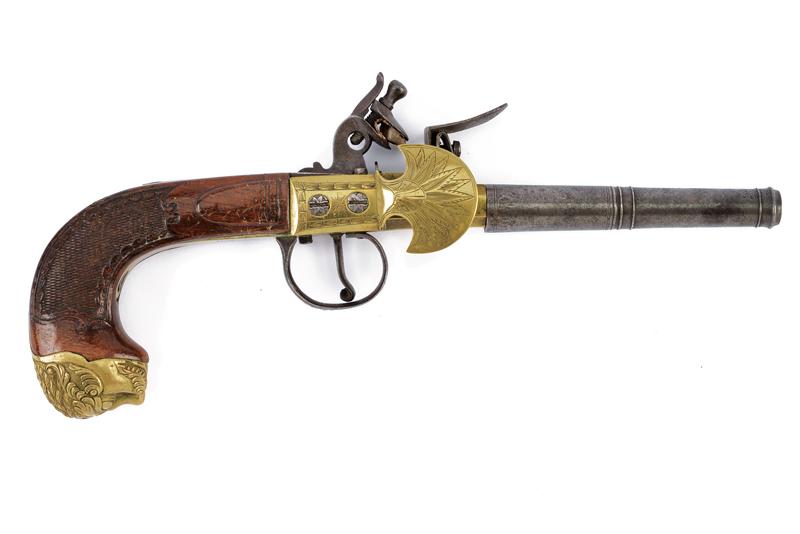 Interessante pistola a pietra focaia
