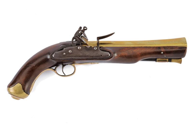 Pistola trombone a pietra focaia