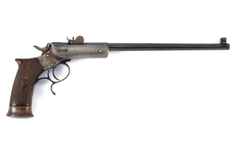 Pistola da tiro a retrocarica