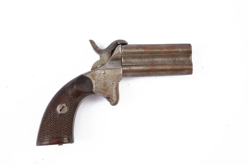 Pistola a spillo a due canne rotanti