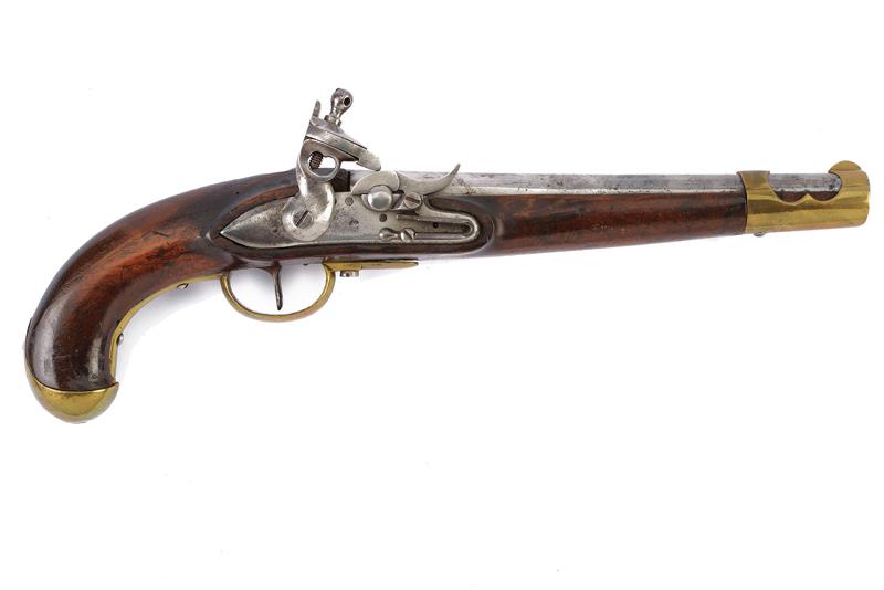 Pistola a pietra focaia da cavalleria con sistema Console