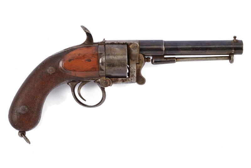 Raro revolver Devisme a retrocarica