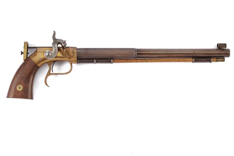 Interessante pistola a luminello da tiro