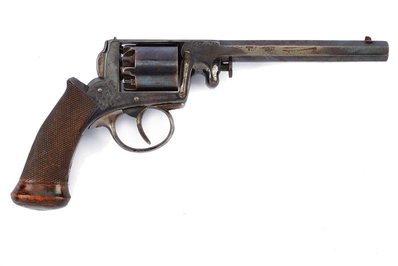 Raro revolver Adams a luminello