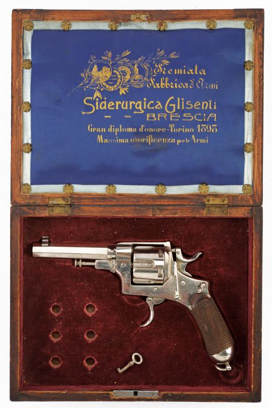 Revolver Glisenti Mod. 1889 "Bodeo" a percussione centrale in cassetta