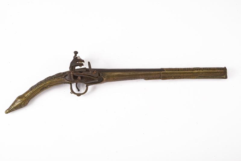Pistola alla morlacca a pietra focaia