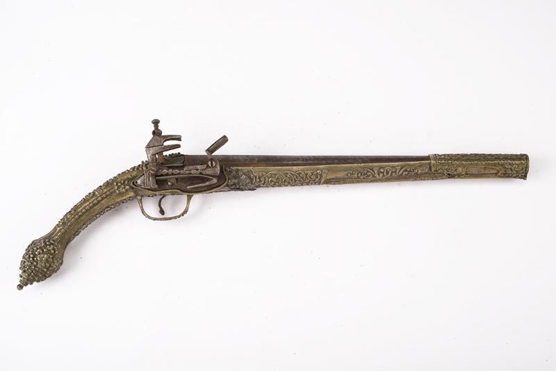 Pistola alla morlacca a pietra focaia