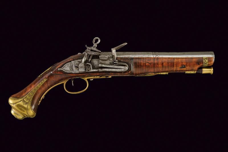 Pistola a pietra focaia alla romana