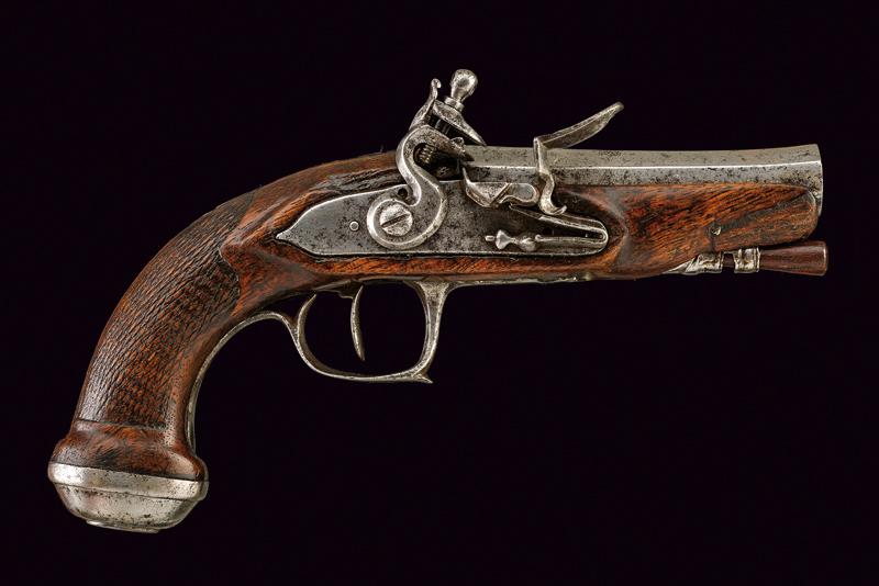 Pistola a pietra focaia da viaggio