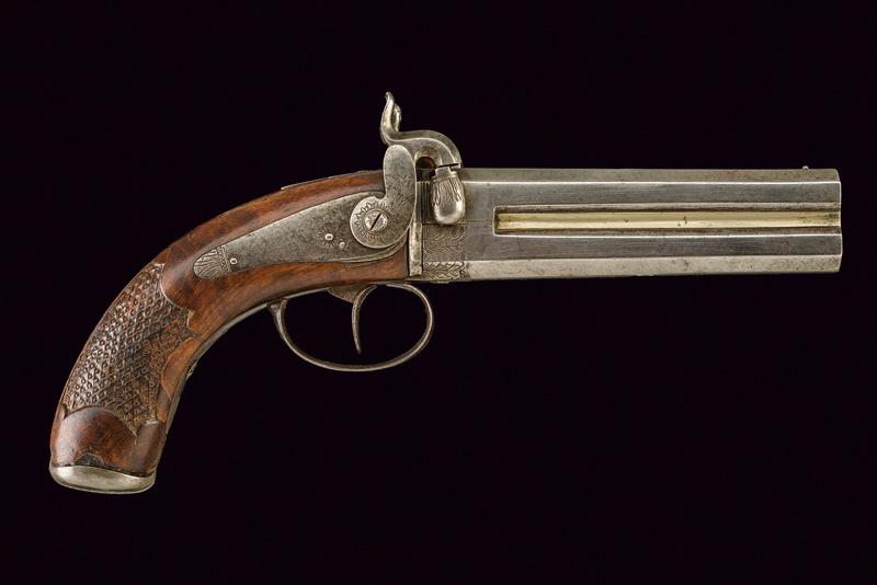 Pistola a luminello a due canne sovrapposte