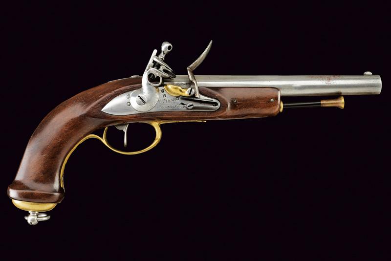 Rarissima pistola a pietra focaia da truppa dei Mamelucchi