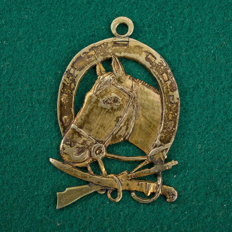 Medaglia per gara ippica militare
