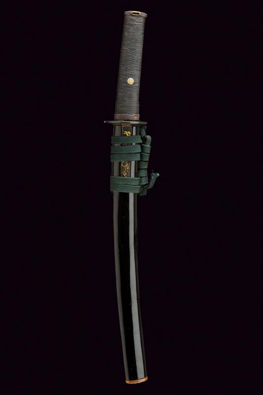 Ko Wakizashi Suriage Mumei attribuito scuola Mihara