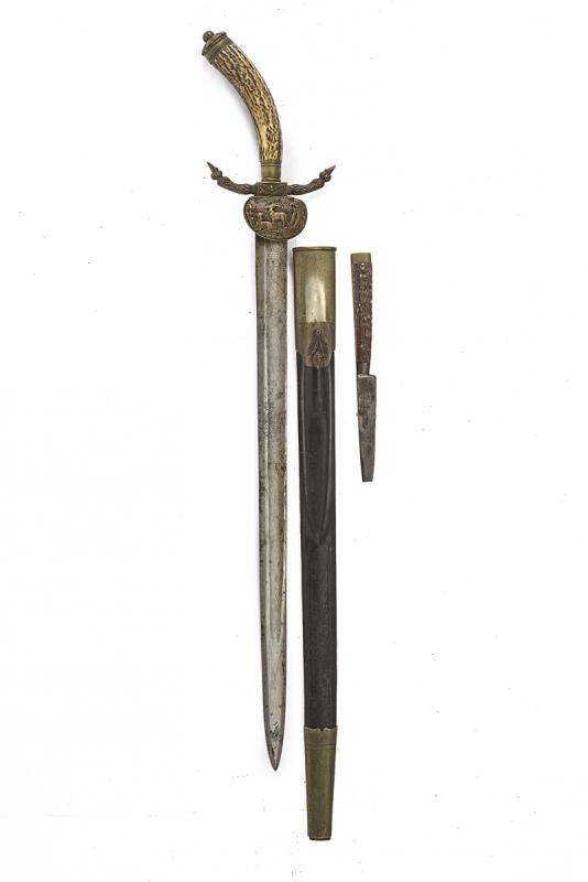 Paloscio da caccia con coltello