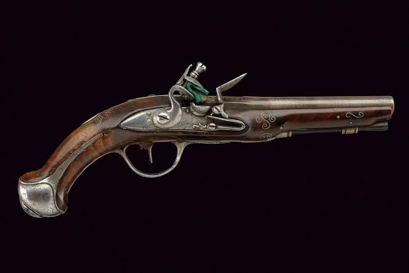 Pistola a pietra focaia di B. Consoli