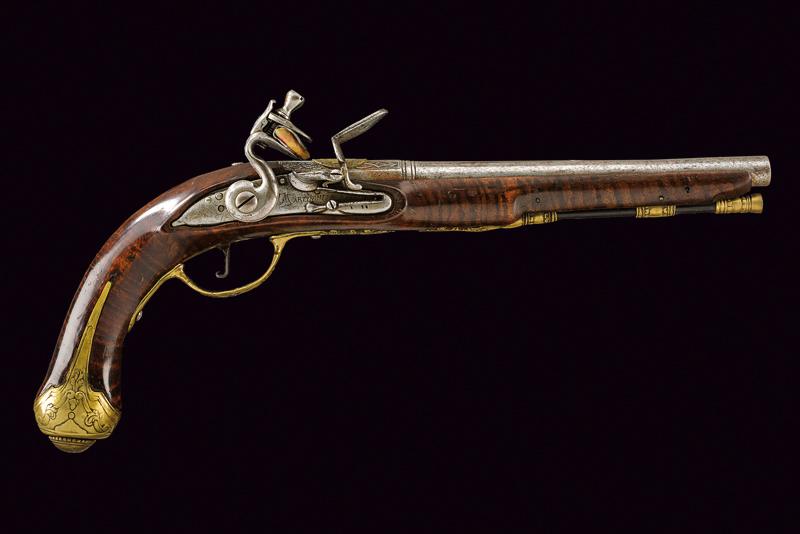 Pistola a pietra focaia di Martinoni