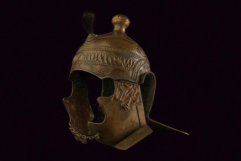 Bella replica di un elmetto romano