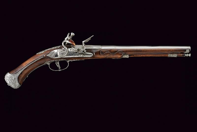 Bellissima pistola da fonda a pietra focaia di Pietro Pecola