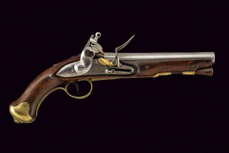 Pistola a pietra focaia della Regia Marina