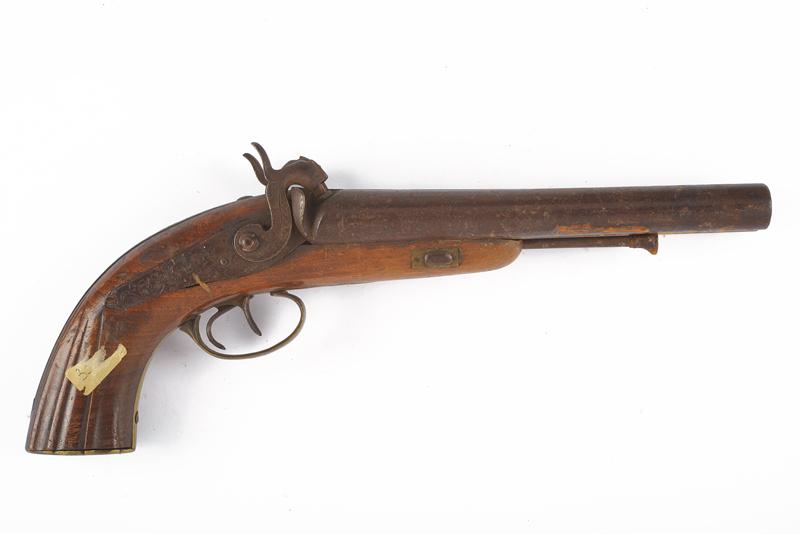 Pistola a luminello a due canne