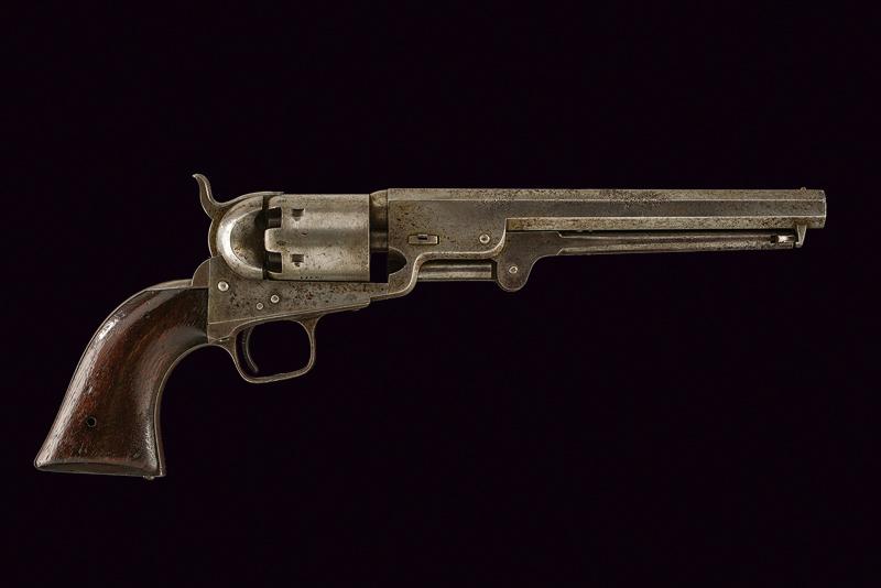 London Colt Model 1851 Navy Revolver, con punzone militare