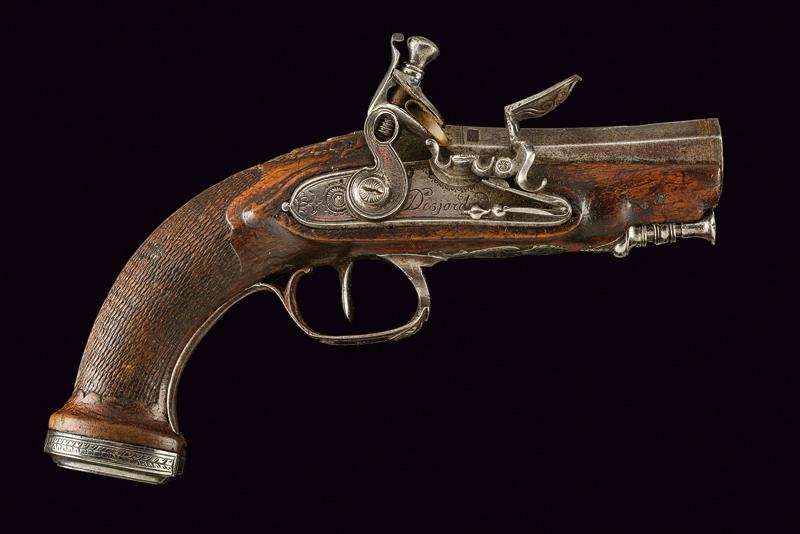 Pistola a pietra focaia da viaggio