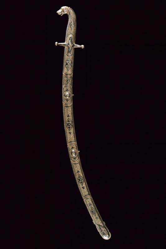 Sciabola con fornimenti in argento