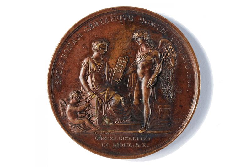 Medaglia della Costituzione della Repubblica Italiana a Lione