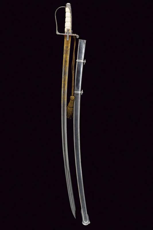 Splendida sciabola modello 1855 da generale