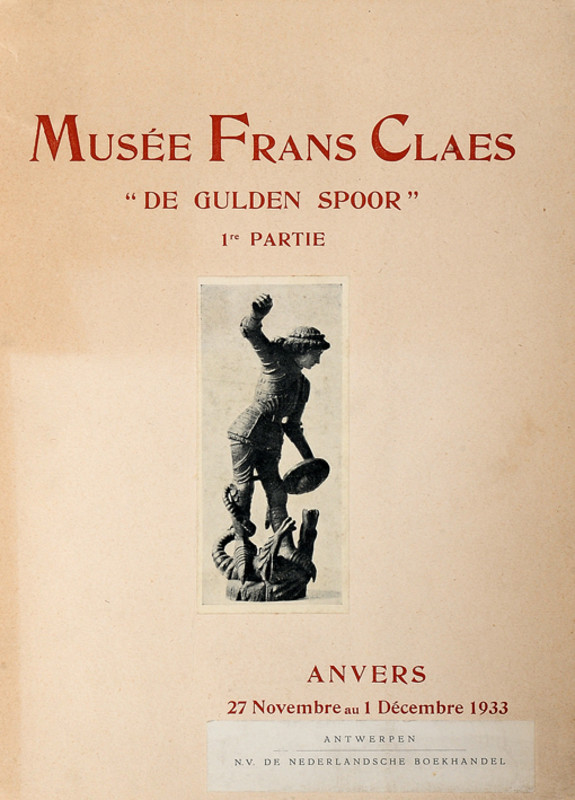 Catalogo Musee Frans Claes \"De Gulden Spoor\"