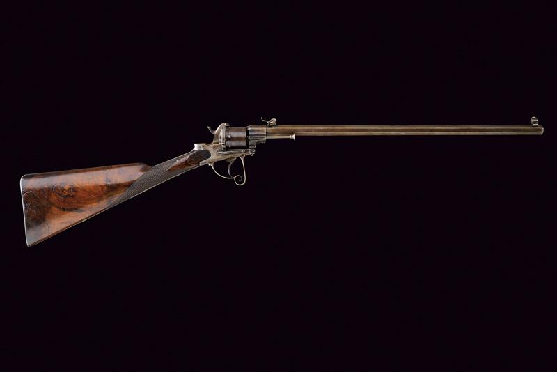 Bel fucile revolver a luminello di Lefaucheux