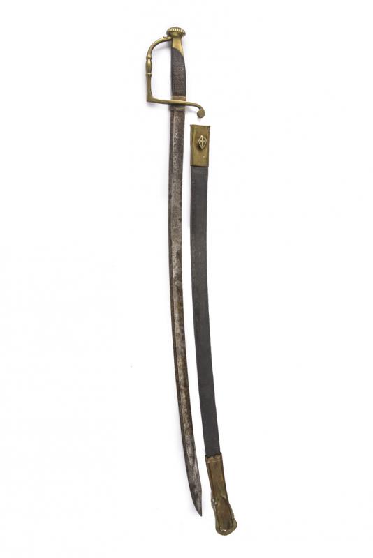 Sciabola Mod. 1833 da aiutanti e guardarmi, con motto
