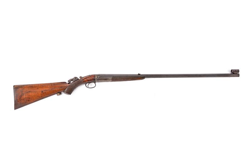 Rara carabina monocolpo a retrocarica Holland & Holland 