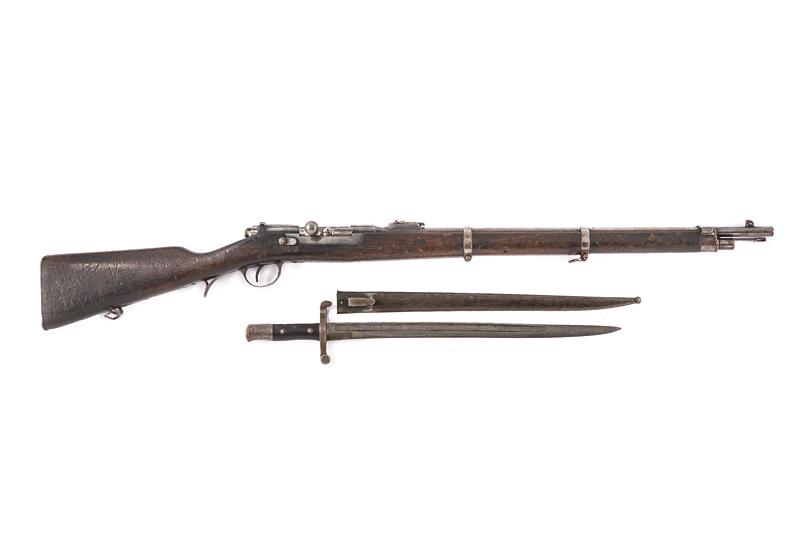 Fucile Kropatschek Mod. 1886 8 mm X 60R con baionetta