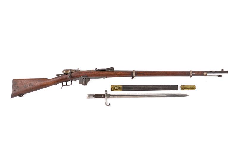 Fucile Vetterli da fanteria Mod. 1870/87 con baionetta