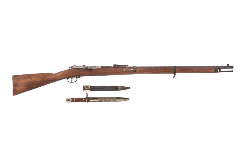 Fucile Mauser Mod. 71/84 con baionetta