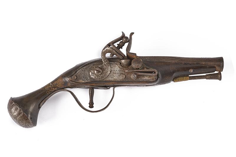 Pistola a pietra focaia decorativa