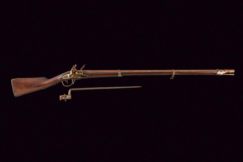 Fucile a pietra focaia mod. 1777 con baionetta