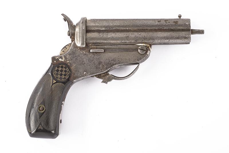 Pistola tipo Sharp's a quattro canne