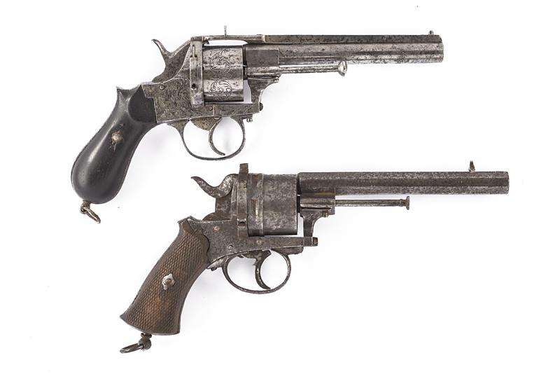 Lotto di due revolver a spillo