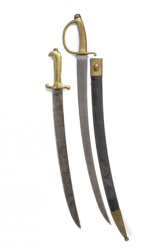 Lotto di due sabre briquet