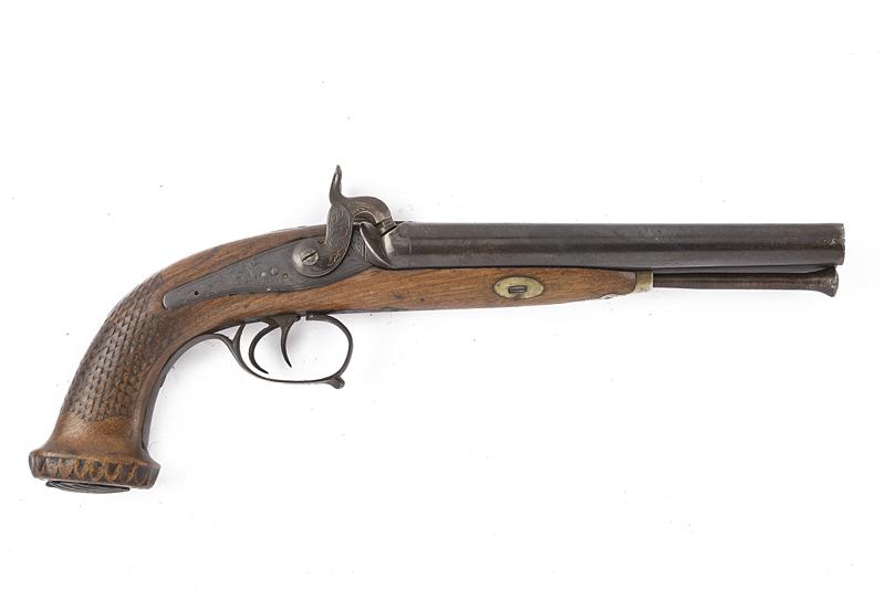 Pistola a due canne a luminello